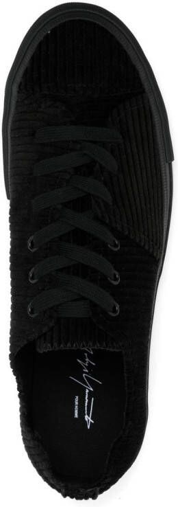 Yohji Yamamoto Fluwelen sneakers Zwart