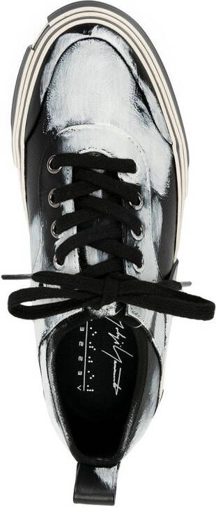 Yohji Yamamoto Sneakers met plateauzool Zwart