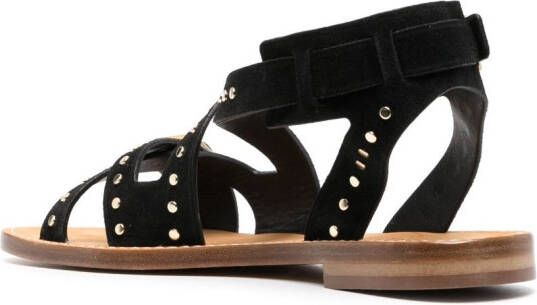 Zadig&Voltaire Cecilia Caprese sandalen verfraaid met studs Zwart