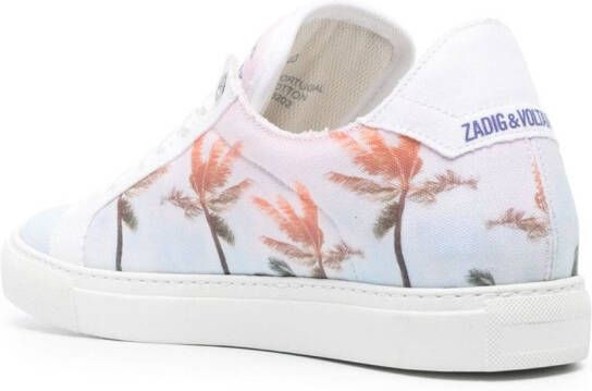 Zadig&Voltaire Flask low-top sneakers Wit