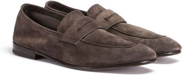 Zegna L'Asola suède loafers Bruin