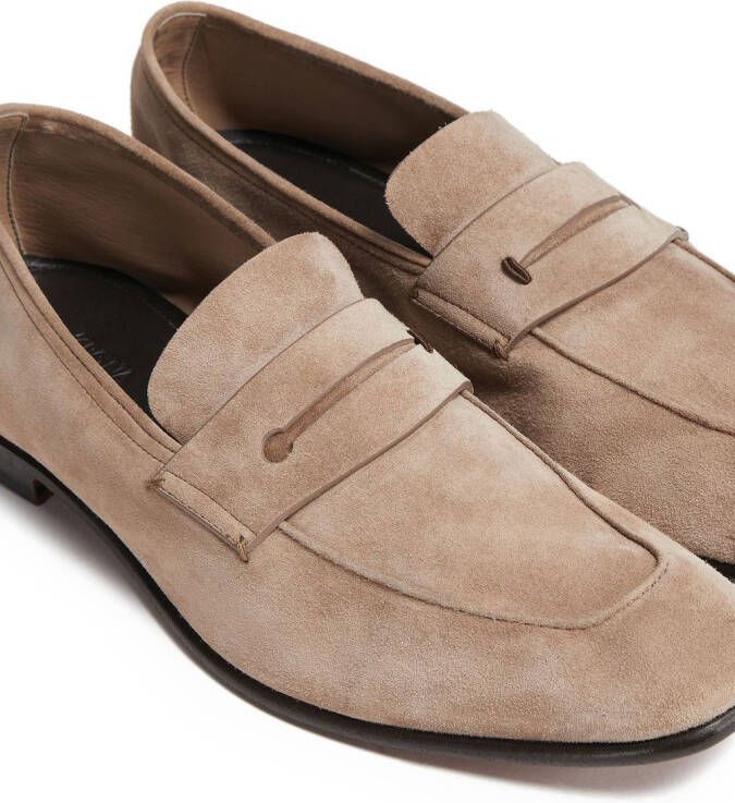 Zegna L'Asola suède loafers Bruin