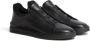 Zegna Triple Stitch leather sneakers Zwart - Thumbnail 2