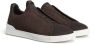 Zegna Triple Stitch Pelletessuta sneakers Bruin - Thumbnail 2