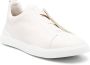 Zegna Triple Stitch low-top sneakers Beige - Thumbnail 2