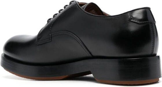 Zegna Leren loafers Zwart