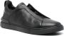 Zegna Triple Stitch leren sneakers Zwart - Thumbnail 2