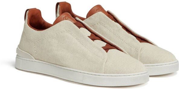 Zegna Triple Stitch™ low-top sneakers Beige