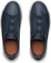 Zegna Secondskin Triple Stitch leren sneakers Blauw - Thumbnail 4