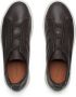 Zegna Secondskin Triple Stitch leren sneakers Bruin - Thumbnail 4