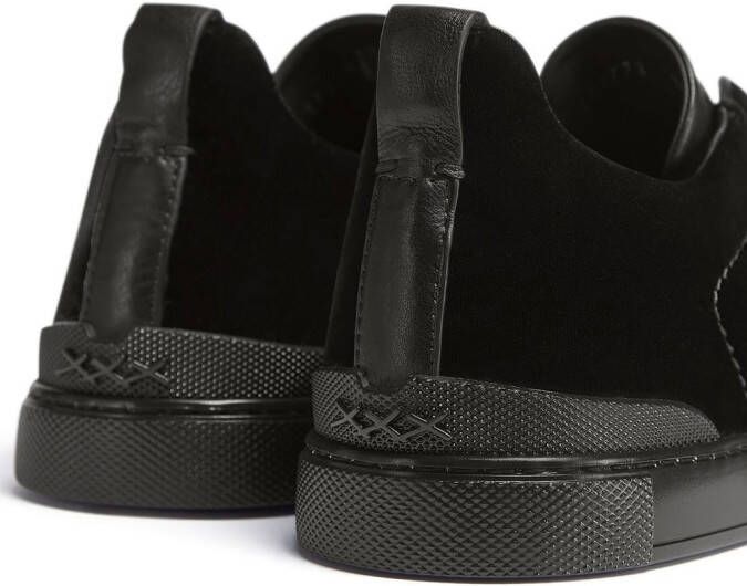 Zegna Triple Stitch™ low-top sneakers Zwart