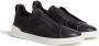 Zegna Secondskin Triple Stitch leren sneakers Zwart - Thumbnail 2