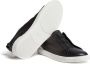 Zegna Secondskin Triple Stitch leren sneakers Zwart - Thumbnail 3