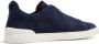 Zegna Triple Stitch suède sneakers Blauw - Thumbnail 3