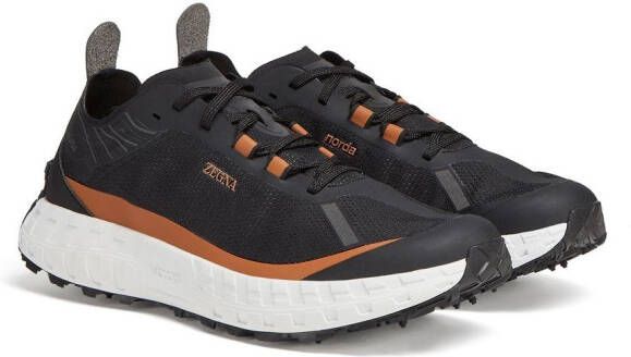 Zegna X norda™ low-top sneakers Zwart