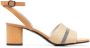 Fabiana Filippi open-tone sandalen Beige - Thumbnail 1