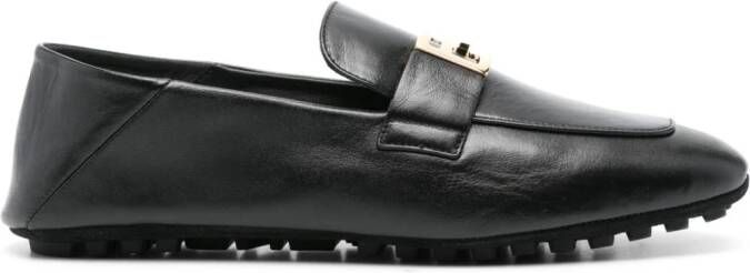 FENDI Baguette leren loafers Zwart