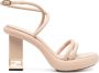 FENDI Baguette leren sandalen Bruin - Thumbnail 1