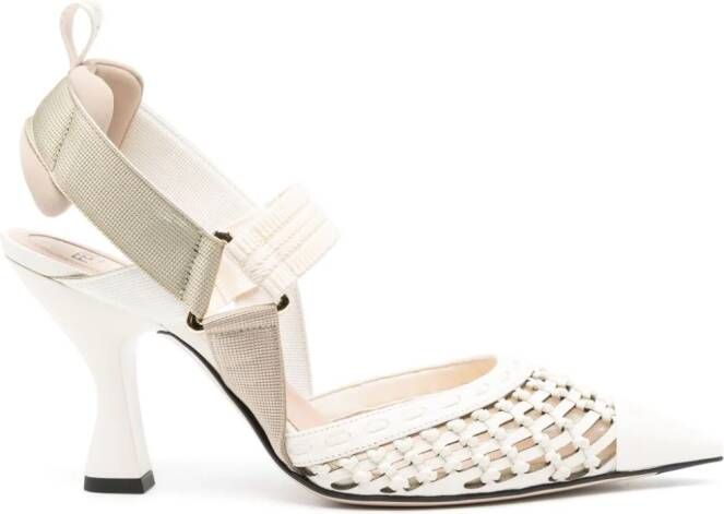 FENDI Colibrì 85 pumps Beige