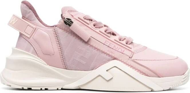 FENDI Flow leren sneakers Roze