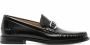 FENDI Loafers met logoplakkaat Zwart - Thumbnail 1