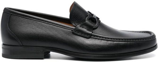 Ferragamo Leren loafers Zwart