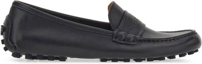 Ferragamo Driver loafers met logo-reliëf Zwart