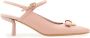 Ferragamo Drop Bow 55 mm pumps Roze - Thumbnail 1