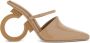 Ferragamo Elina leren muiltjes Beige - Thumbnail 1