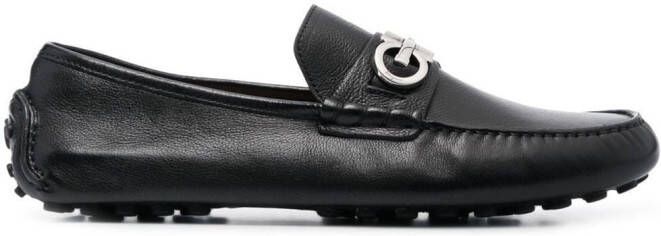 Ferragamo Gancini loafers Zwart