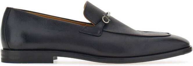 Ferragamo Loafers met Gancini-plakkaat Zwart