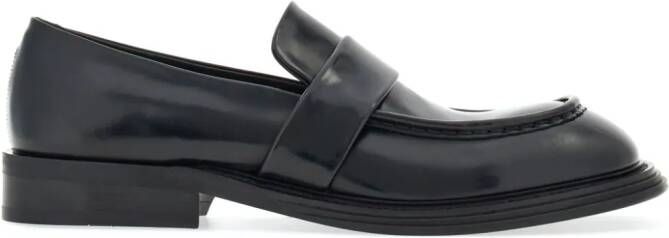 Ferragamo Leren loafers Zwart