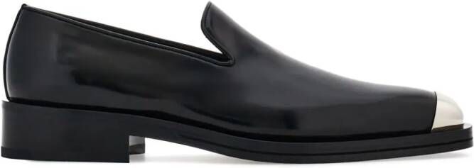 Ferragamo Leren loafers Zwart