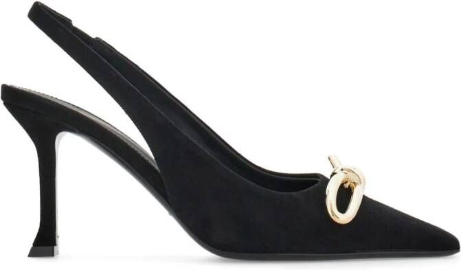 Ferragamo Leren pumps Zwart