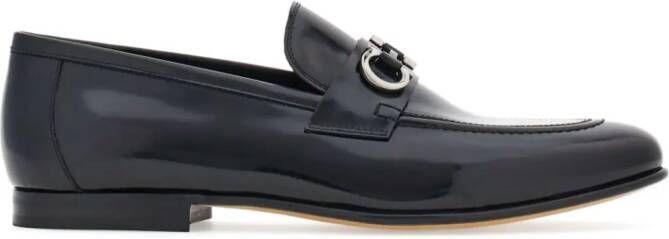 Ferragamo Loafers met Gancini-gesp Zwart