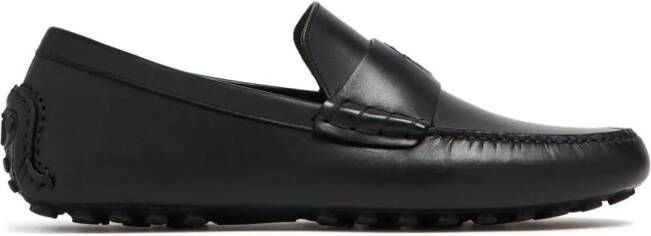 Ferragamo Leren loafers Zwart