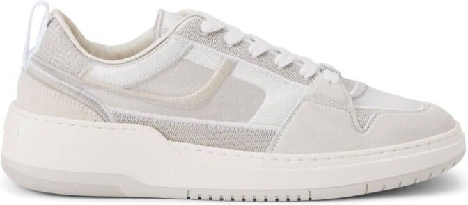 Ferragamo Sneakers met mesh vlak Wit