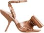 Ferragamo Sandalen met asymmetrische strik Beige - Thumbnail 1