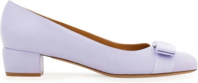 Ferragamo Vara leren pumps 30 mm Paars