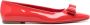 Ferragamo Vara ballerina's met strikdetail Rood - Thumbnail 1