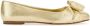 Ferragamo Vara ballerina's met strikdetail Goud - Thumbnail 1