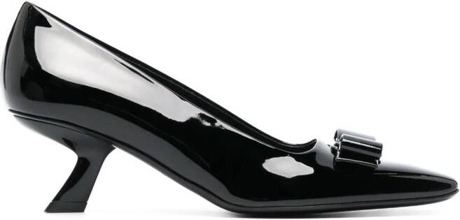 Ferragamo Vara pumps met strik Zwart