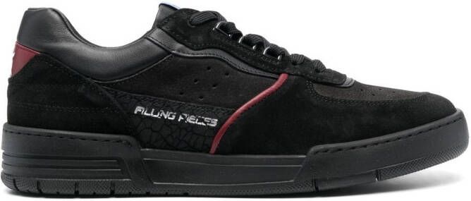 Filling Pieces Leren sneakers Zwart