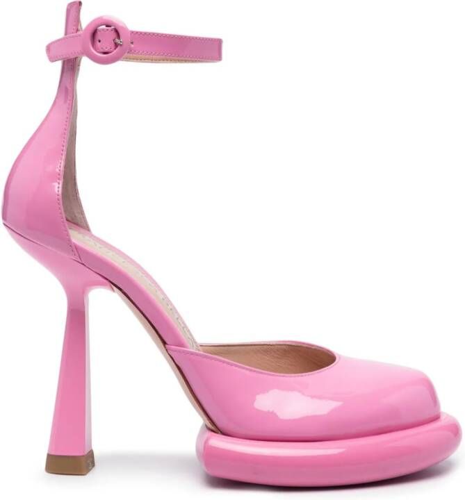 Francesca Bellavita Kelly lakleren pumps Roze