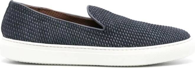 Fratelli Rossetti Geweven suède sneakers Blauw