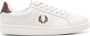 Fred Perry Leren sneakers met geborduurd logo Wit - Thumbnail 1