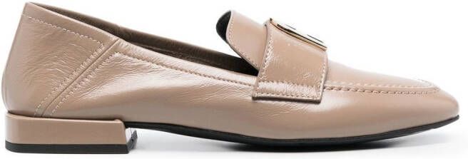 Furla 1927 leren loafers Bruin