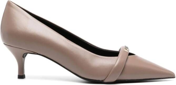 Furla Core leren pumps Grijs