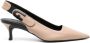 Furla Leren slingback pumps Bruin - Thumbnail 1