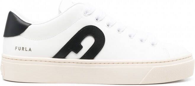 Furla Sneakers met logopatch Wit